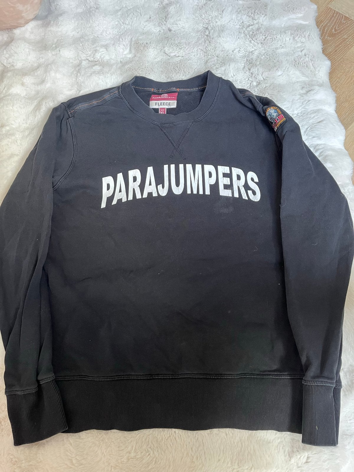 Parajumpers Fleece Trui Zwart Maat XL, Ophalen of Verzenden, Gedragen, Maat 56/58 (XL), Zwart