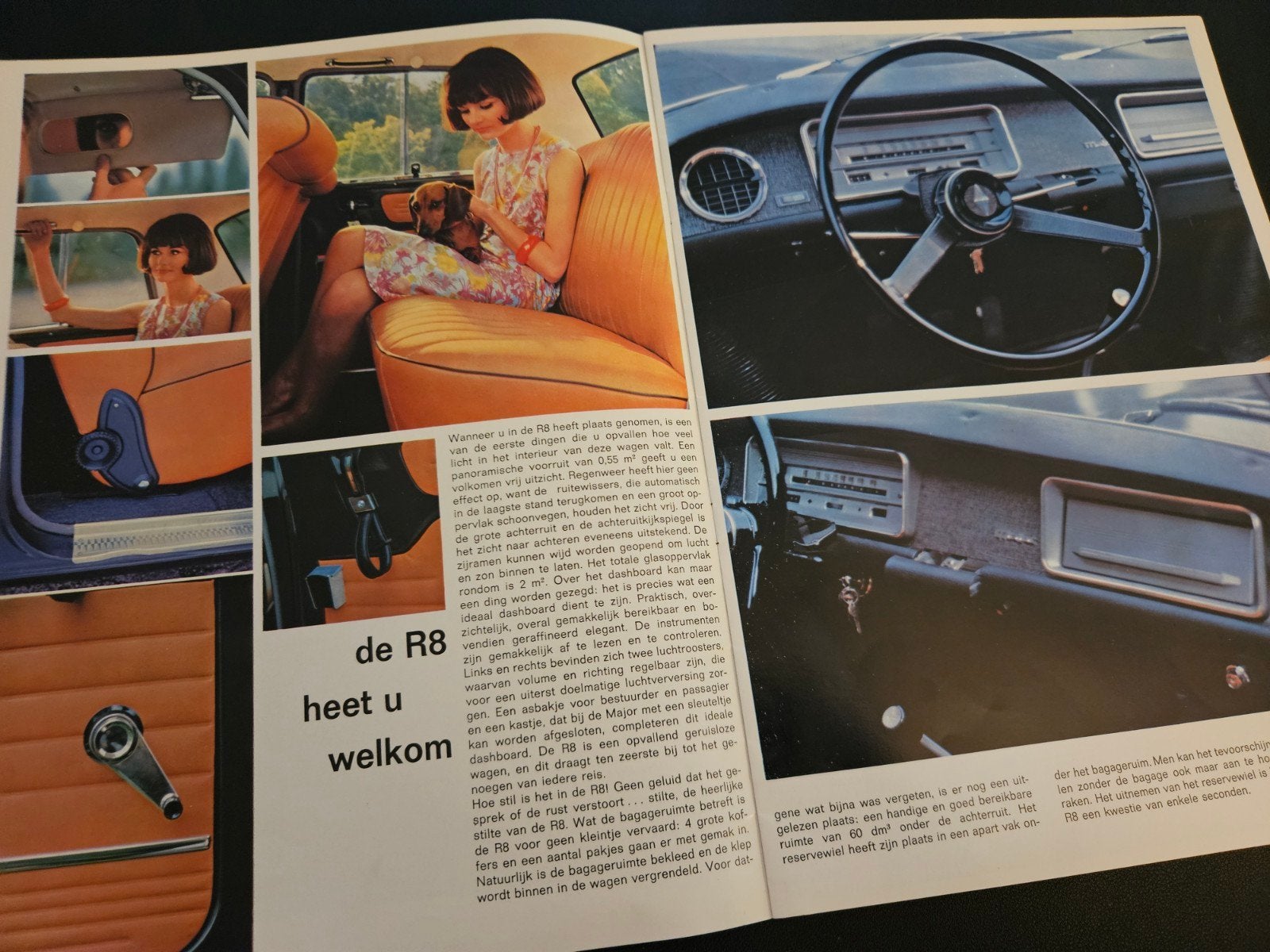 Brochure Renault R8 / R8 Major, Ophalen of Verzenden, Zo goed als nieuw, Renault
