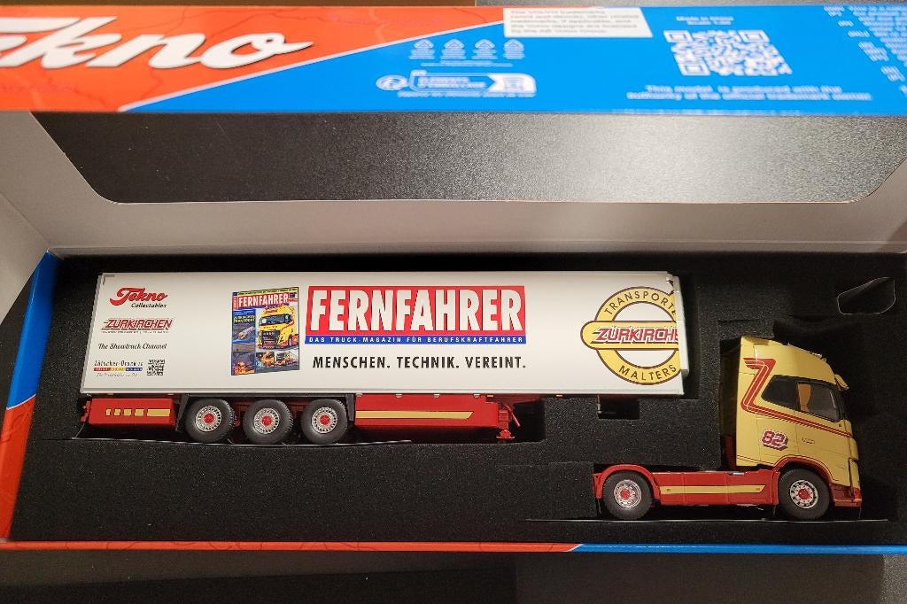 zurkirchen fernfahrer volvo fh05 tekno nieuw, Hobby en Vrije tijd, Modelauto's | 1:50, Ophalen of Verzenden, Nieuw, Bus of Vrachtwagen