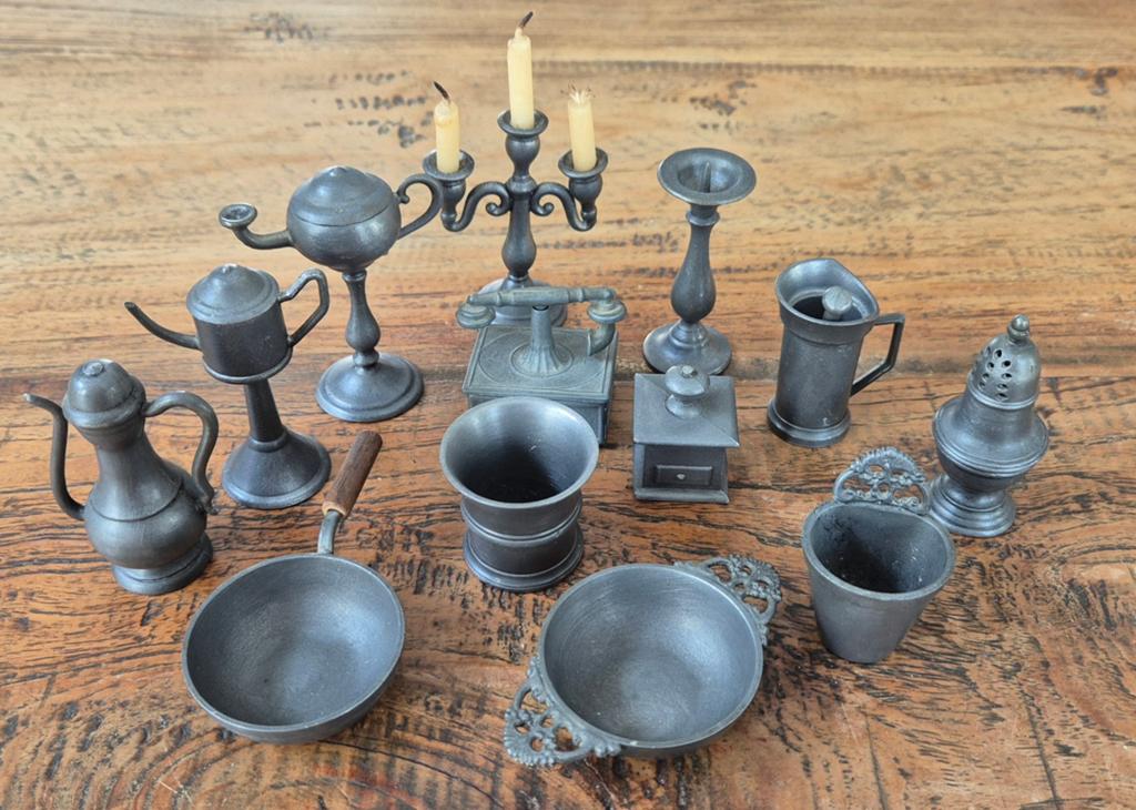 Tinnen miniaturen, Ophalen of Verzenden