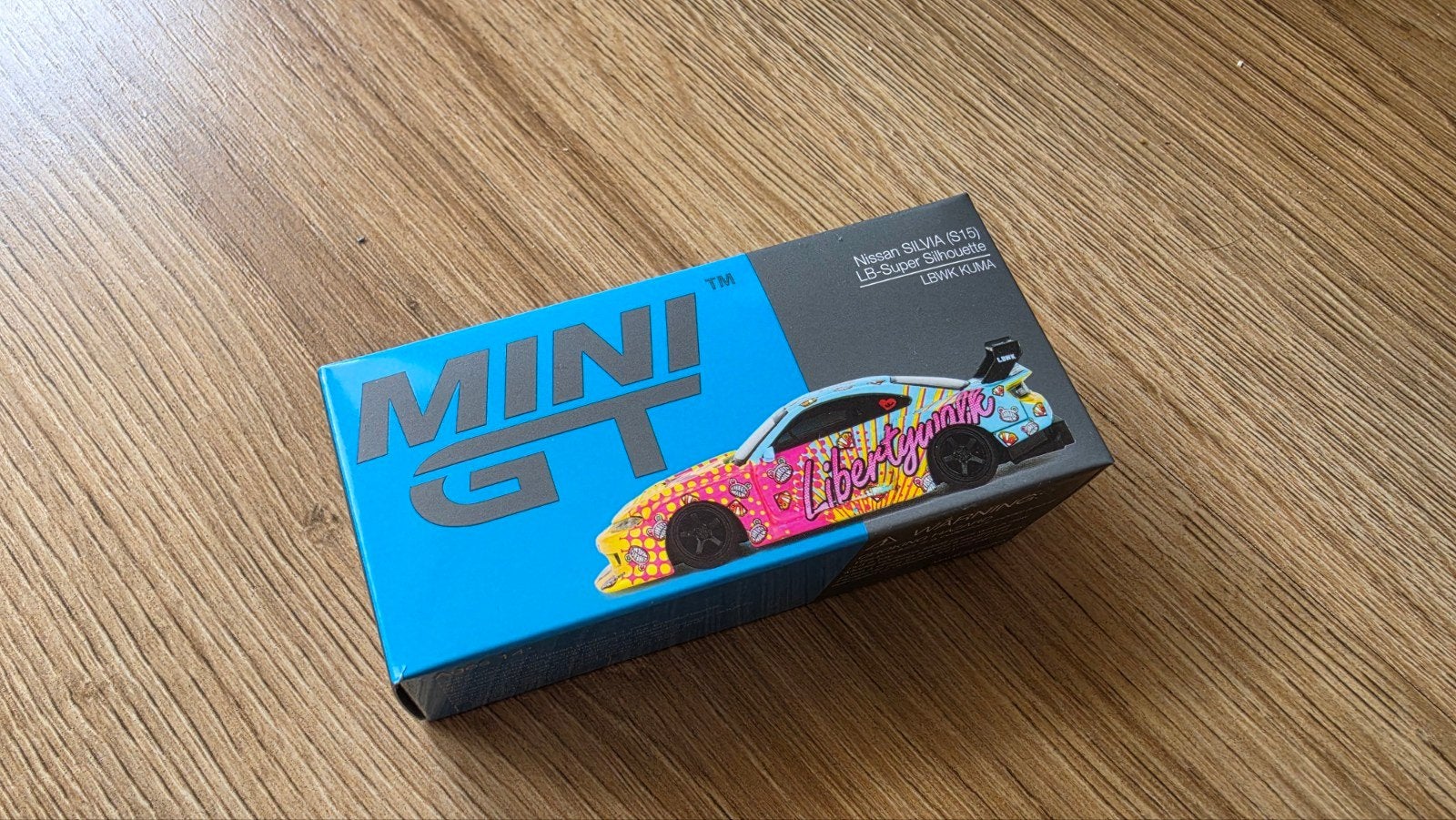 MiniGT Nissan Silvia (S15) LB-Super Silhouette, Ophalen of Verzenden, Auto