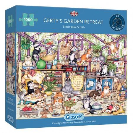Gibsons - Gerty’s Garden Retreat - 1000 stukjes, Ophalen of Verzenden, 500 t/m 1500 stukjes, Nieuw, Legpuzzel