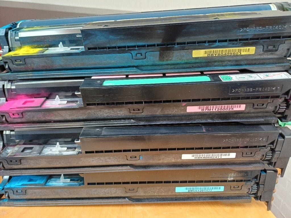 set drumkits en fuser unit transport unit Ricoh mpc 2500, Computers en Software, Kleur printen, Gebruikt, All-in-one, Ophalen of Verzenden