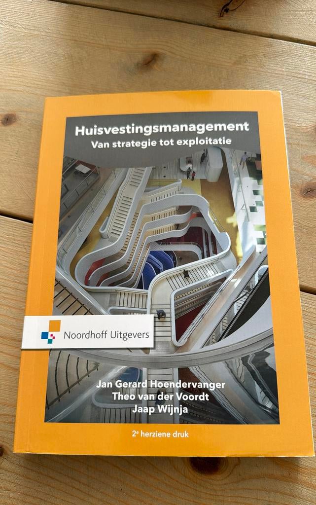Huisvestingsmanagement, Boeken, Studieboeken en Cursussen, Ophalen of Verzenden, Beta, Zo goed als nieuw, HBO