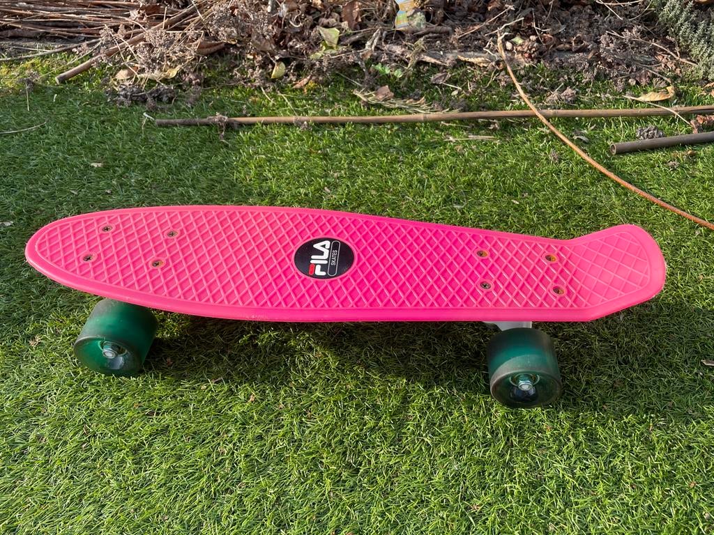 Roze Fila Skates Pennyboard - Zo goed als nieuw, Ophalen, Zo goed als nieuw, Skateboard