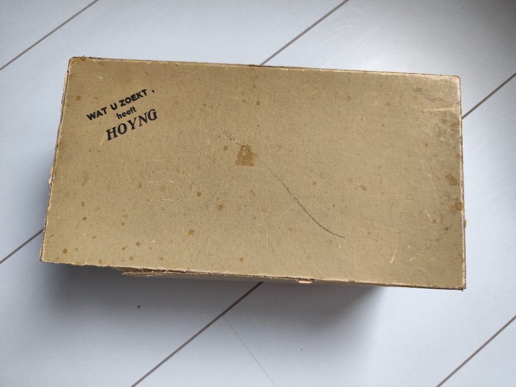 HOYNG - KARTONNEN VERPAKKINGSDOOS JAREN 1950, Ophalen of Verzenden, Gebruikt, Verpakking