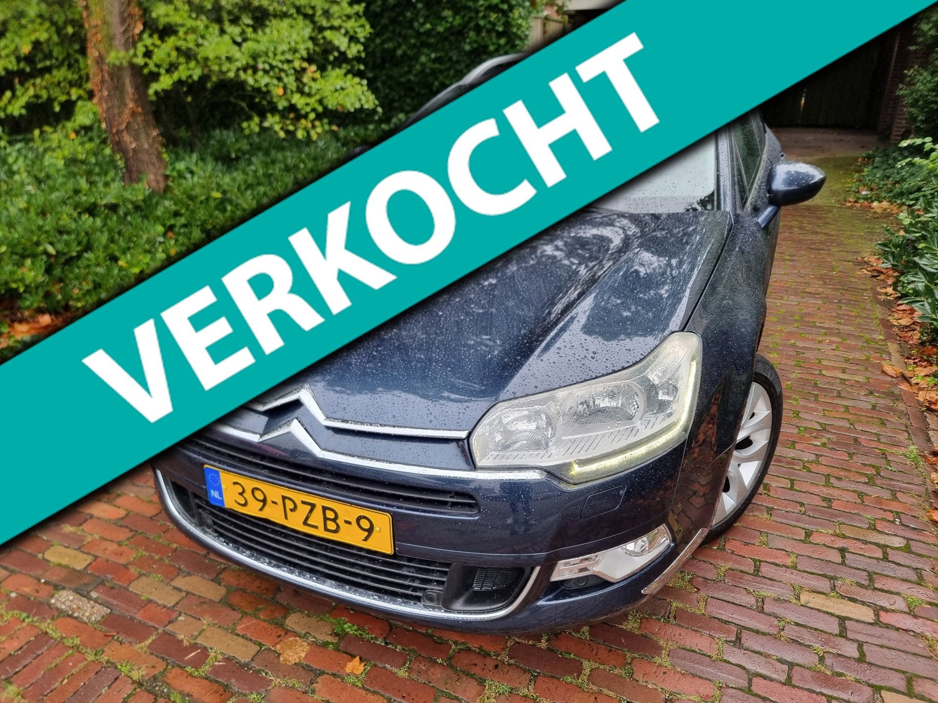 Citroen C5 Tourer 3.0 HDi Exclusive Automaat TOP CONDITION!, Auto's, Gebruikt, Zwart, Parkeersensor, Blauw