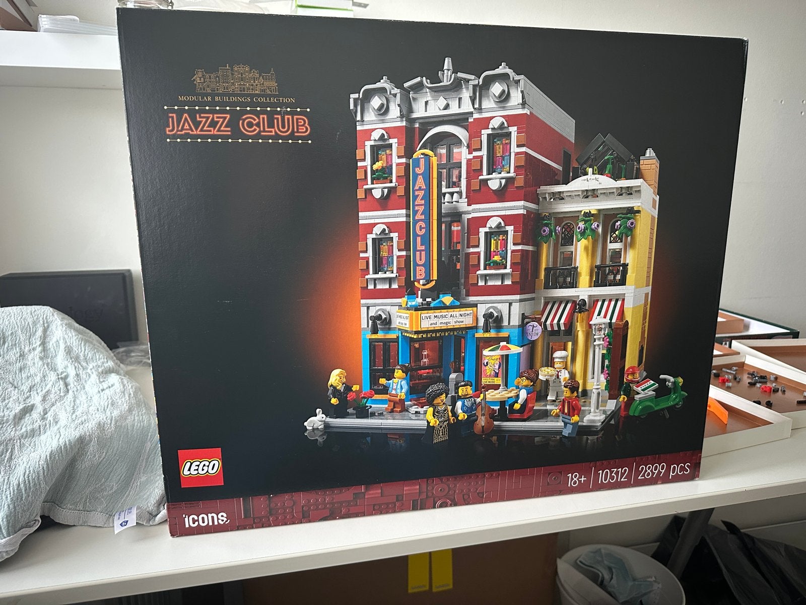 LEGO Icons Jazz Club 10312 - Modulaire Gebouwen, Ophalen, Zo goed als nieuw, Overige merken