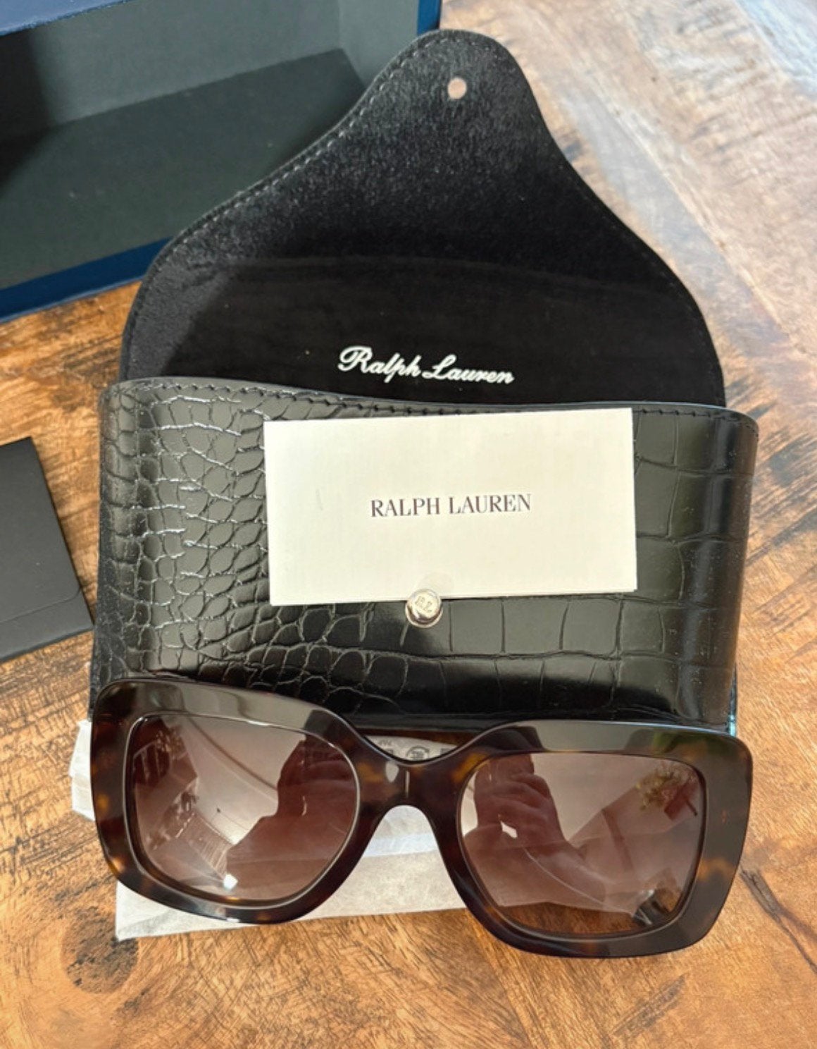 Ralph Lauren RL8217U ‘The Nikki’ dameszonnebril, Zonnebril, Bruin, Ralph Lauren, Nieuw
