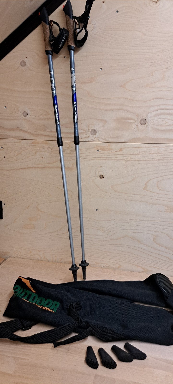 Leki Supreme - Nordic walking stokken, Ophalen, Verstelbaar, Gebruikt