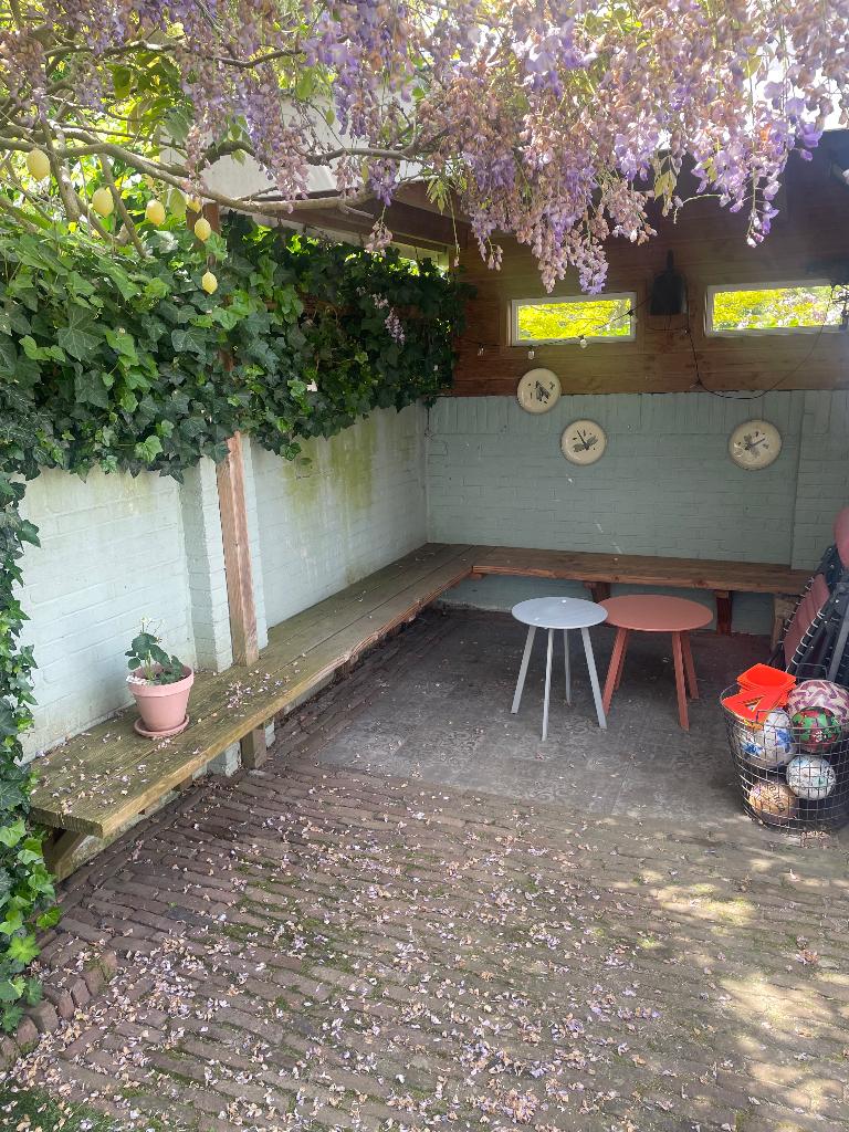 Douglas hout regel geschaafd 4,5 x 725, Tuin en Terras, Palen, Balken en Planken, Ophalen, Gebruikt, 250 cm of meer, Balken