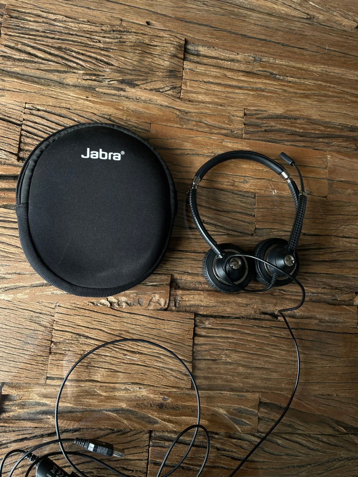 Jabra koptelefoon tekoop! Bedraad headset head set, Audio, Tv en Foto, Koptelefoons, Ophalen of Verzenden, Verstelbaar, Over-ear