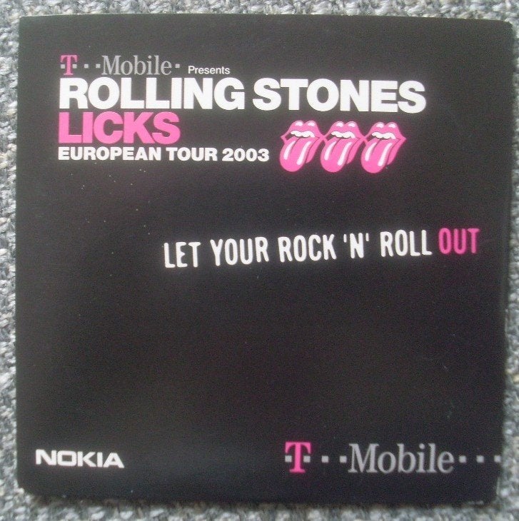 Rolling Stones - Let Your Rock 'n' Roll Out (T Mobile CD-rom, Extra's, Overige typen, Ophalen of Verzenden, Zo goed als nieuw