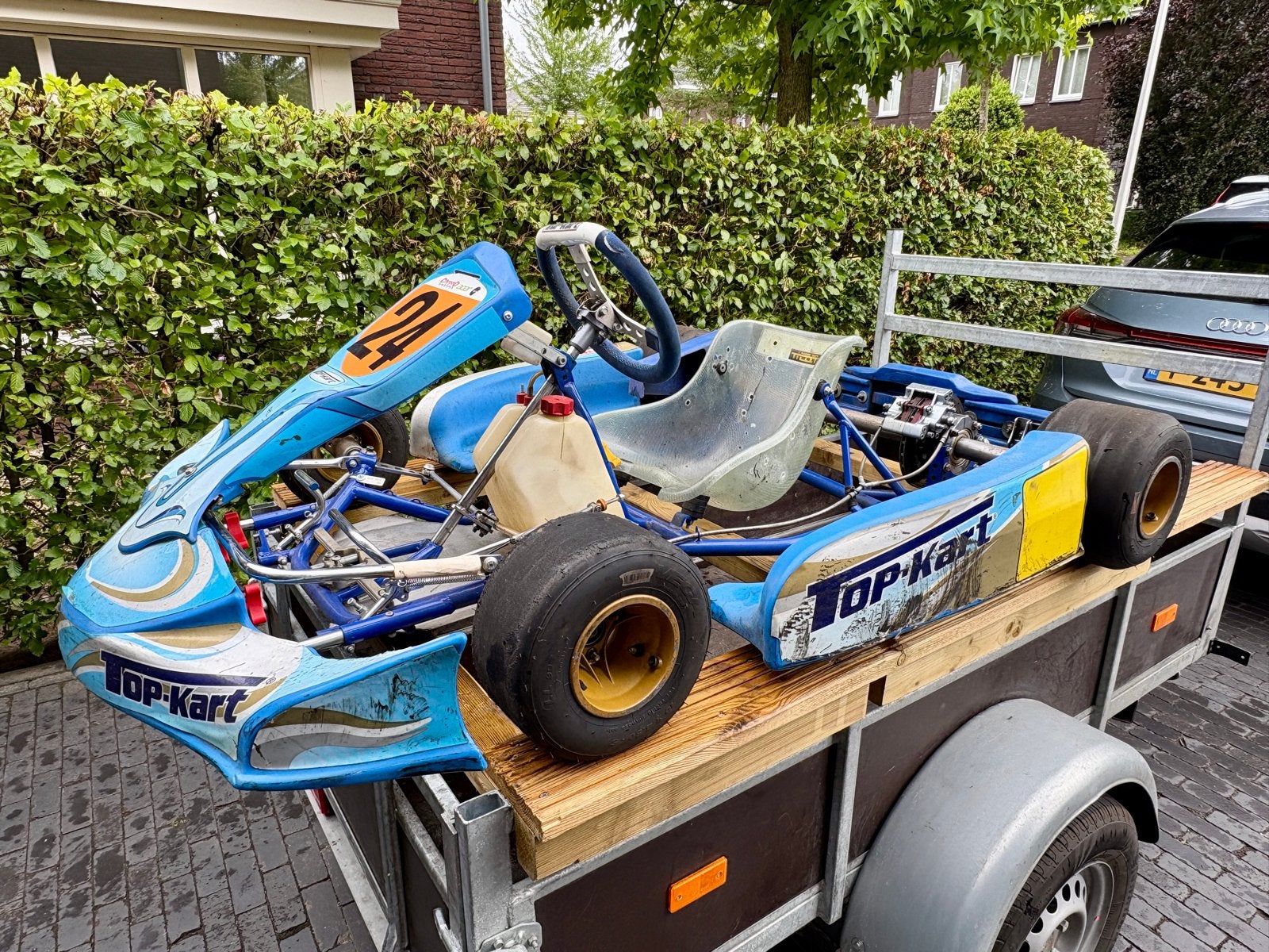 Mini Max Top-Kart (Passo 101 Blue Eagle) Rollend Chassis, Sport en Fitness, Karting, Ophalen, Gebruikt, Kart