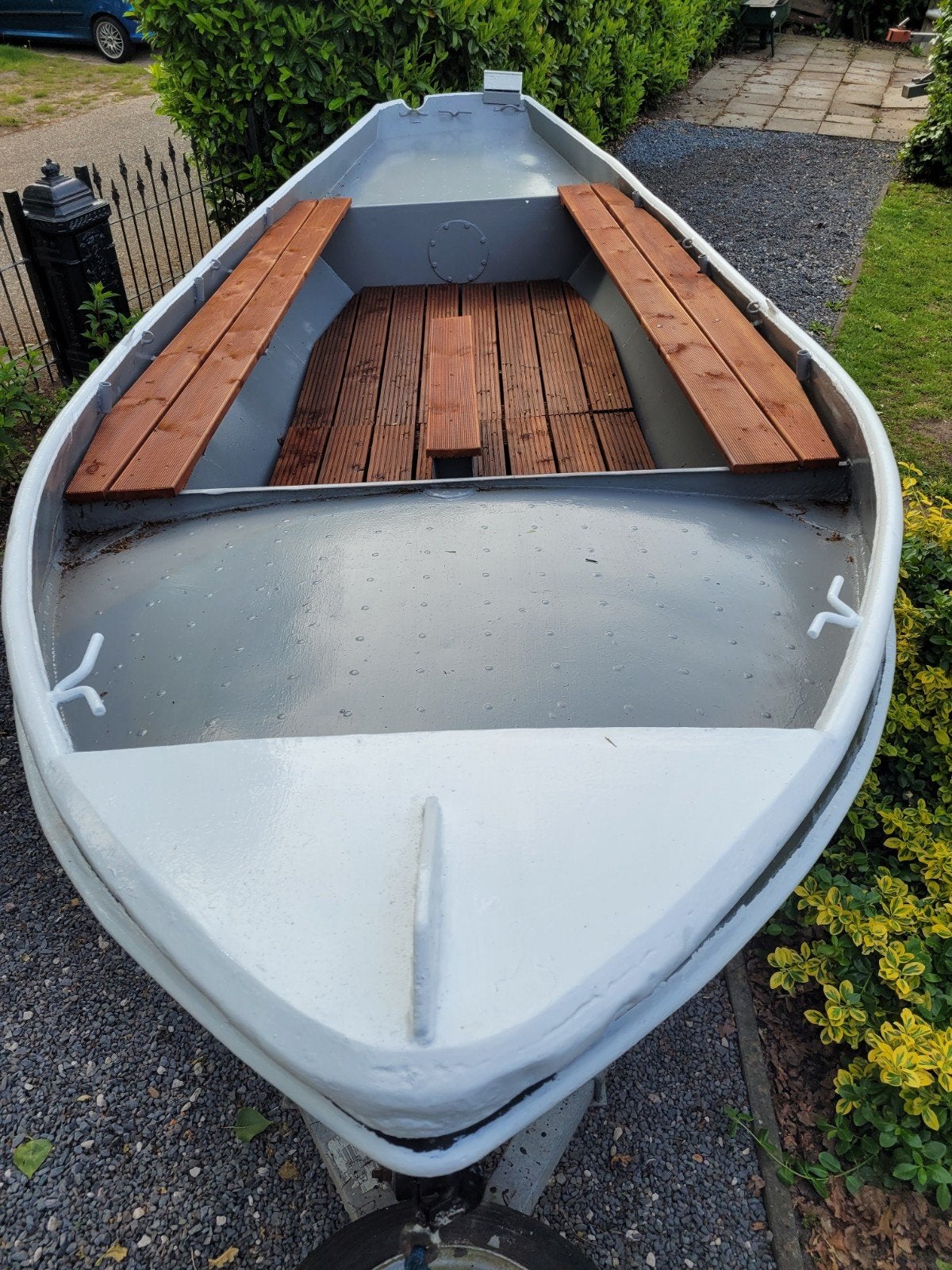 Lelievlet / Grachtenboot  1.80 x5.60, 12 zitplaats., Watersport en Boten, Ophalen, 6 m, Staal, Grachtenboot