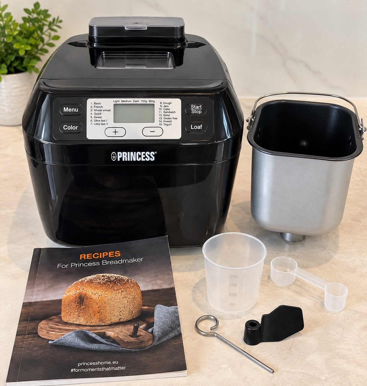 Princess Broodbakmachine - nieuw, Ophalen of Verzenden, Nieuw, Met timer, Meer dan 10 programma's