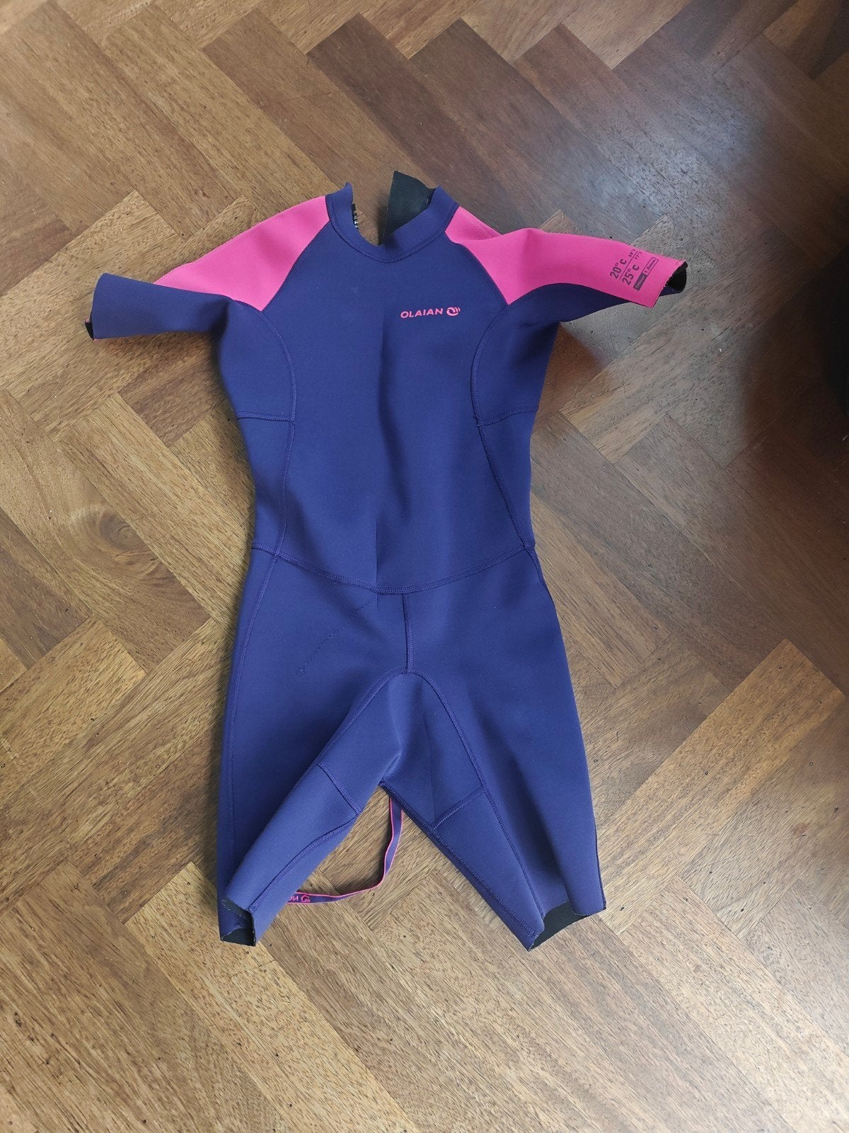 Olaian wetsuit voor kind 8-10 jaar - paars/roze, Watersport en Boten, Wetsuit, Kind, Olaian (Decathlon), Ophalen of Verzenden