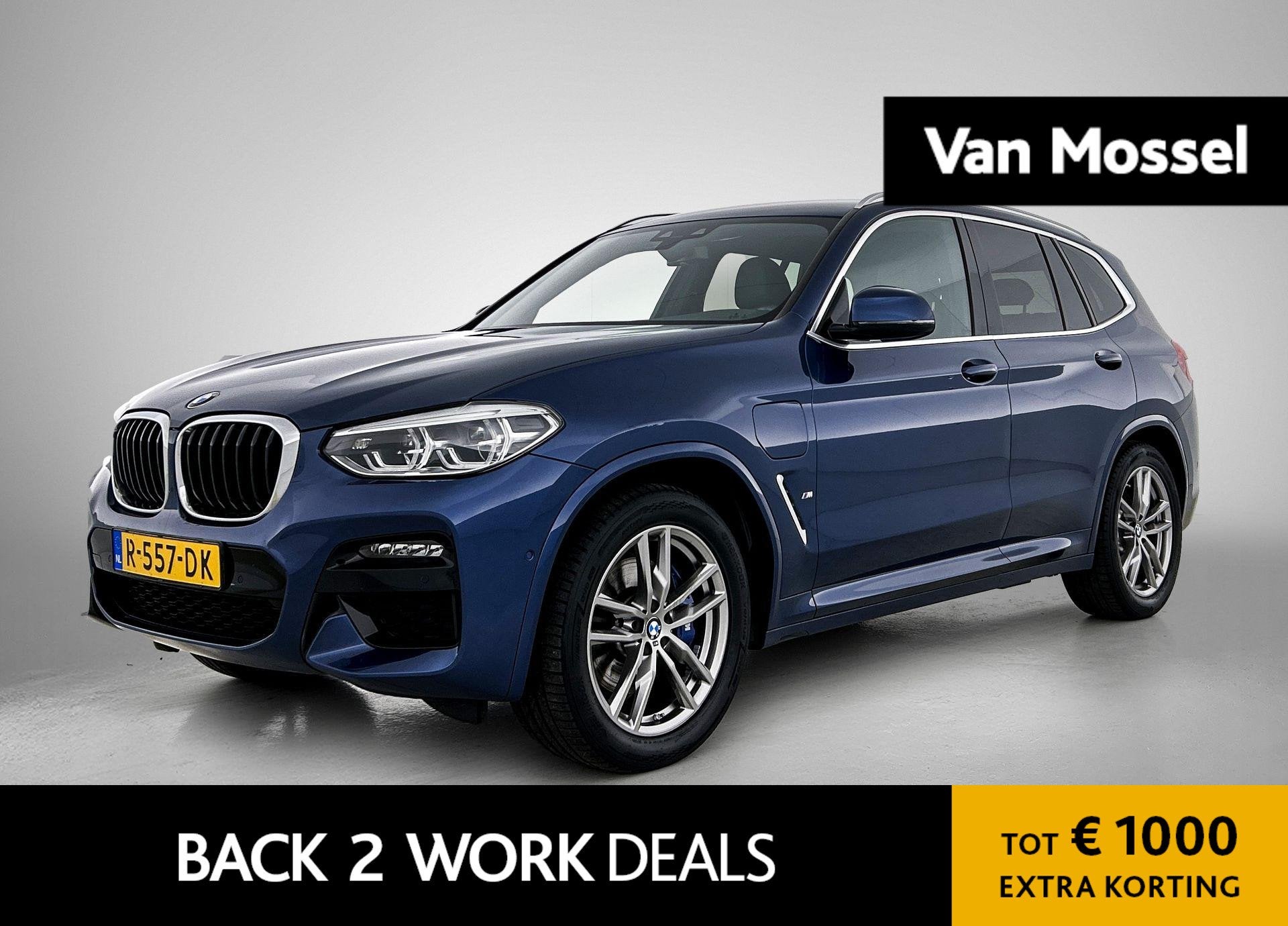 BMW X3 xDrive30e Executive M-Sport | SPORTSTOELEN | CAMERA |, Gebruikt, Euro 6, 4 cilinders, Blauw