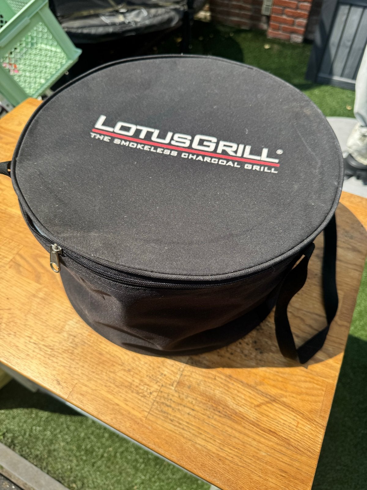 LotusGrill Smokeless Houtskoolbarbecue - Draagbaar, Tuin en Terras, Ophalen, Gebruikt