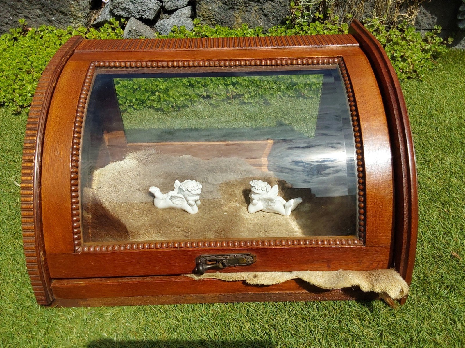 Vitrinekastje brocant, Huis en Inrichting, Ophalen, 25 tot 50 cm, Minder dan 50 cm, Minder dan 100 cm