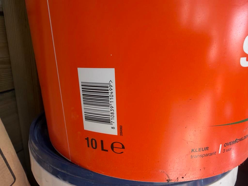 4x Alabastine Voorstrijk Sneldrogend 10L - 40 liter, Ophalen, Nieuw, Overige materialen