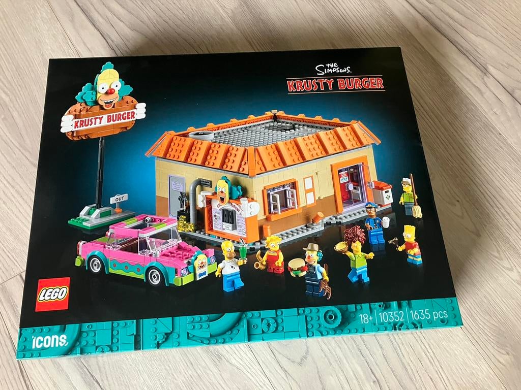 Lego krusty burger zonder minifiguren en hun accessoires, Overige thema's, Lego, Nieuw, Ophalen of Verzenden