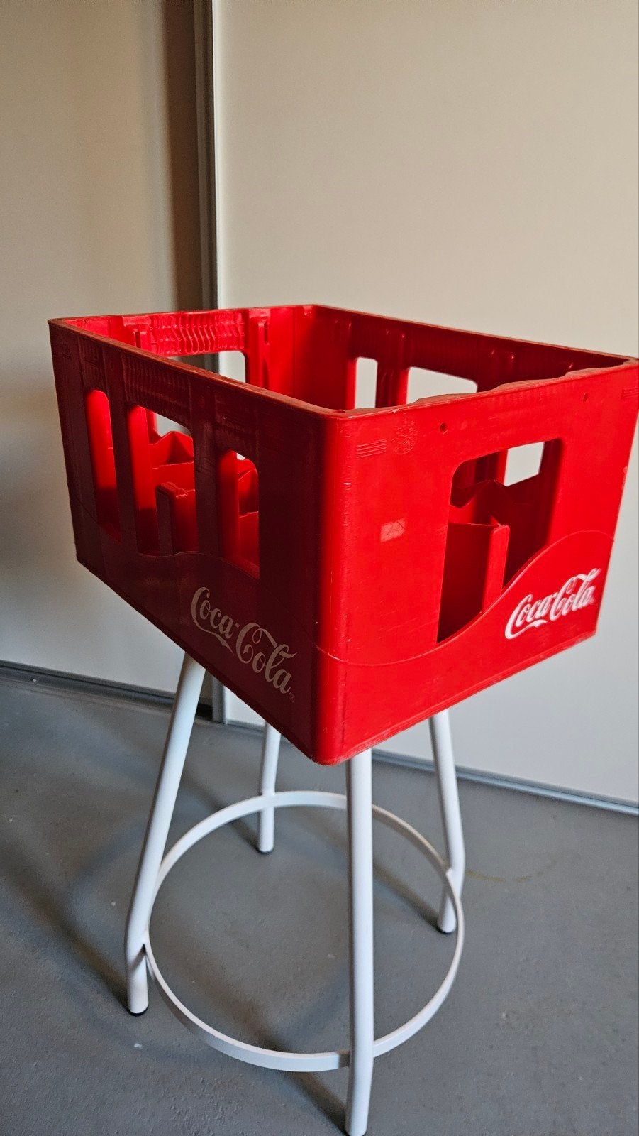 Coca-Cola krat - Rood plastic flessenkrat, Ophalen, Gebruikt, Minder dan 35 cm, Minder dan 50 cm