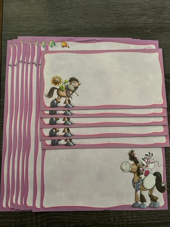 Diddl briefpapier, Verzamelen, Diddl, Ophalen of Verzenden, Diddlina, Zo goed als nieuw, Papier, Kaart of Schrift