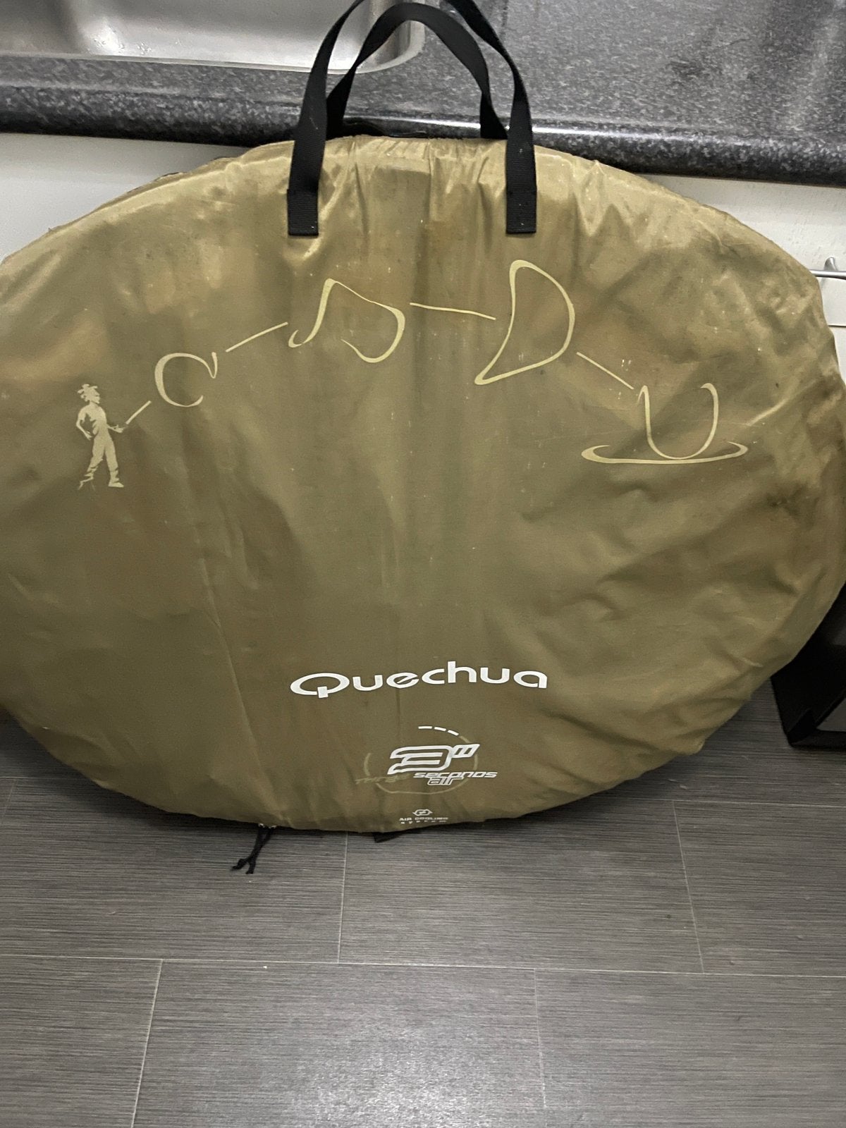 3 Seconds Air tent (3-persoons pop-up tent) van Decathlon., Ophalen of Verzenden, Zo goed als nieuw