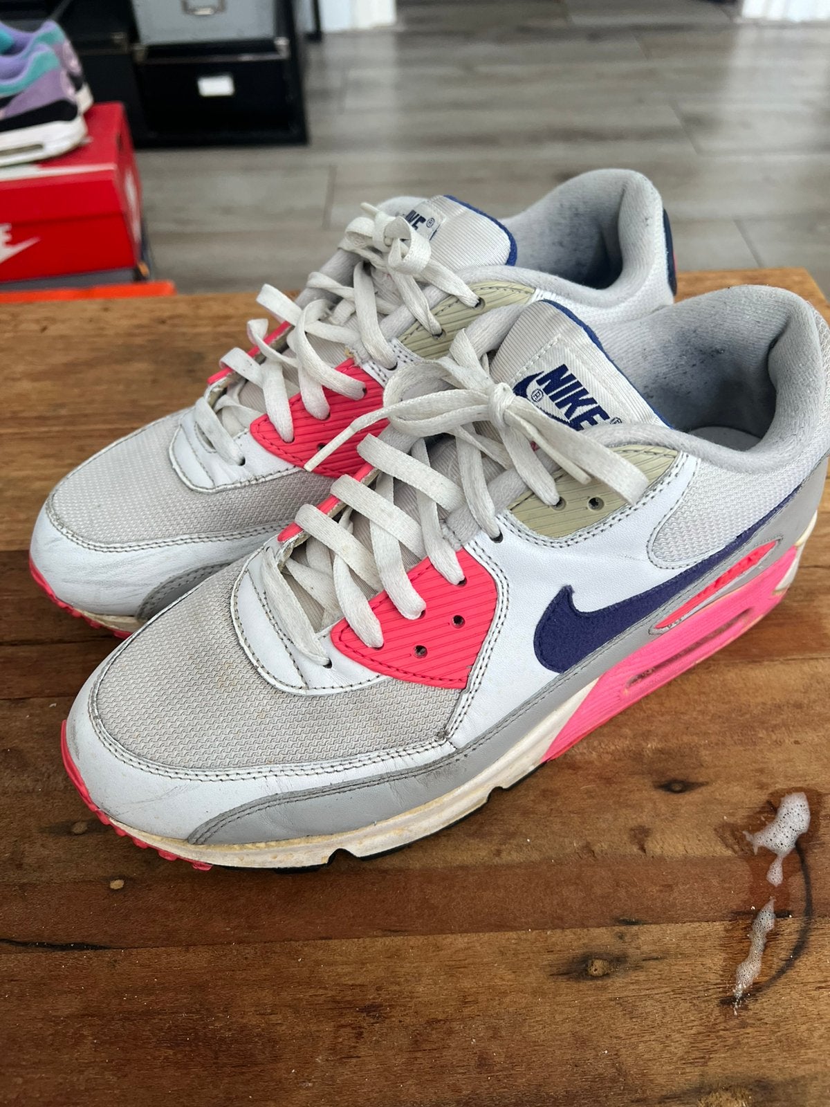 Nike air max 90 Wmns Laser Pink 44, Overige kleuren, Ophalen of Verzenden, Sneakers of Gympen, Gedragen