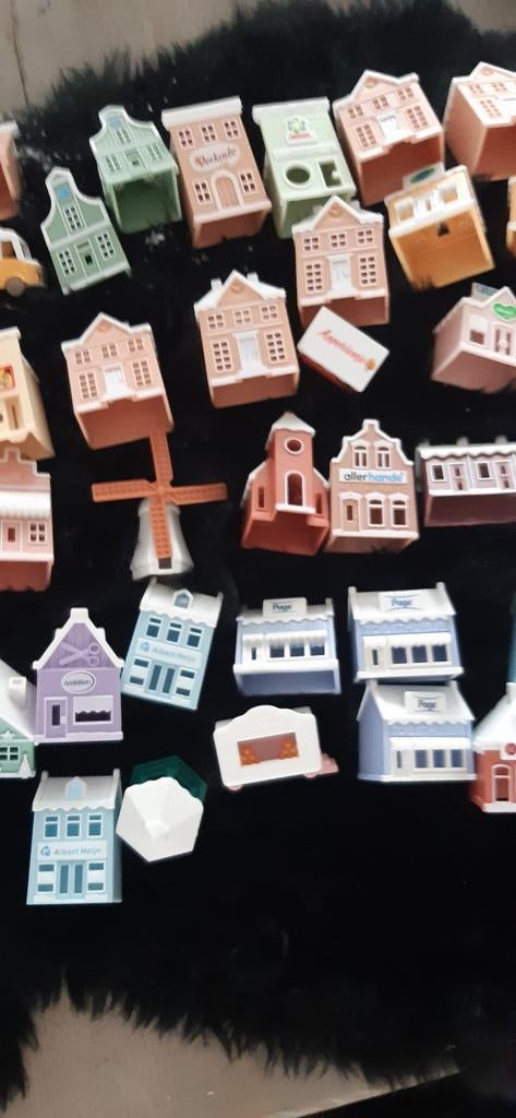Albert Heijn huisjes en andere miniatuurhuisjes, Ophalen of Verzenden, Gebruikt