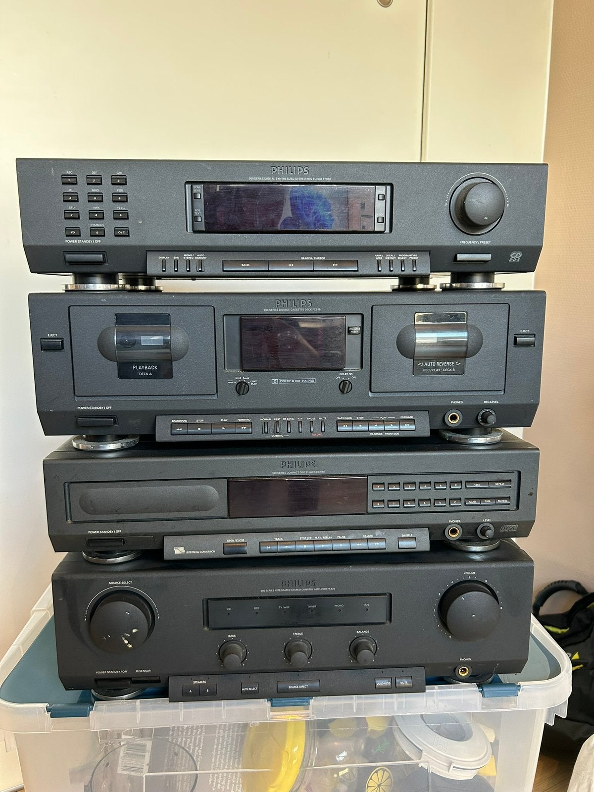 Complete Philips 900 Series Hifi-set, Ophalen, Tuner of Radio, Philips, Losse componenten