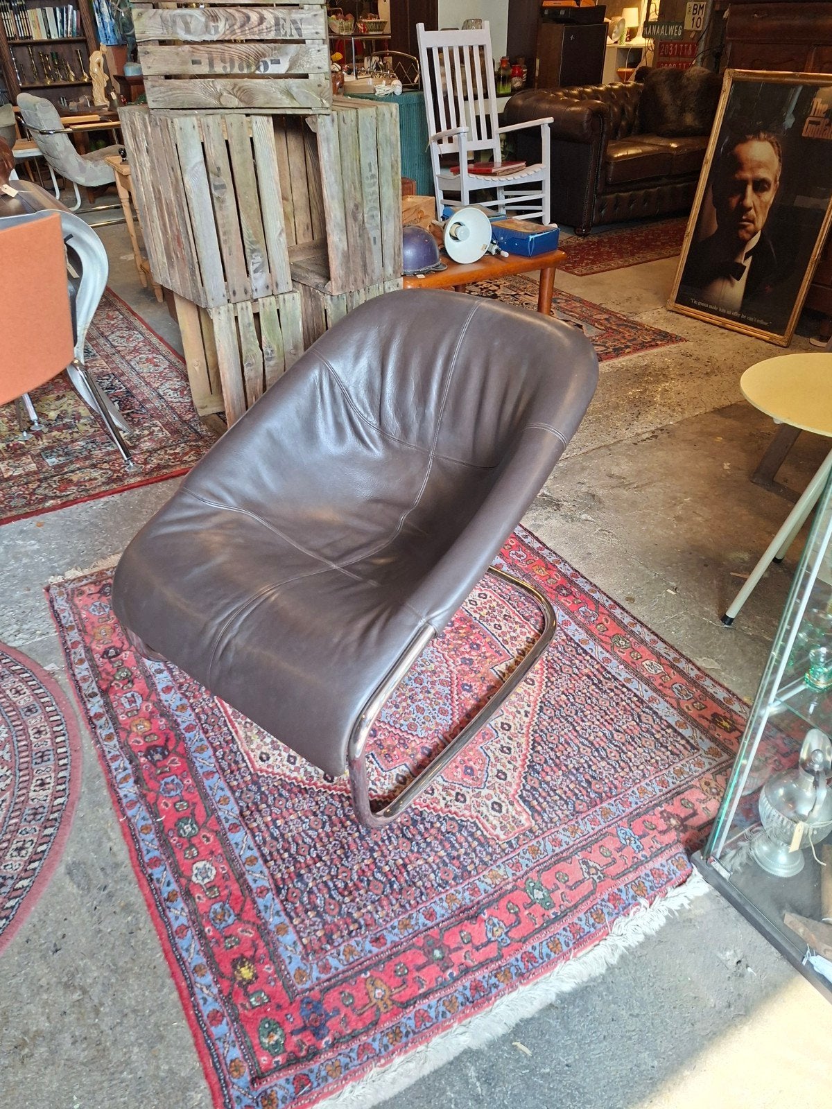 Minotti Cortina lounge fauteuil, Ophalen, Eenpersoons, ., Zo goed als nieuw