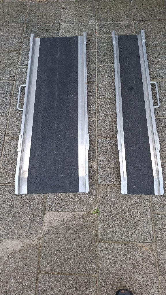 Oprijplaten uitschuifbaar aluminium, Ophalen of Verzenden, Nieuw, Onbekend