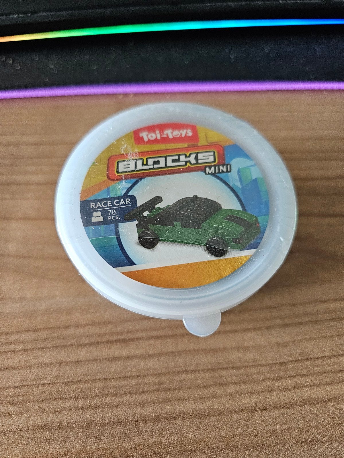 Toi-Toys Mini Blocks Raceauto - 70 Stukjes, Ophalen of Verzenden, Nieuw, Overige merken