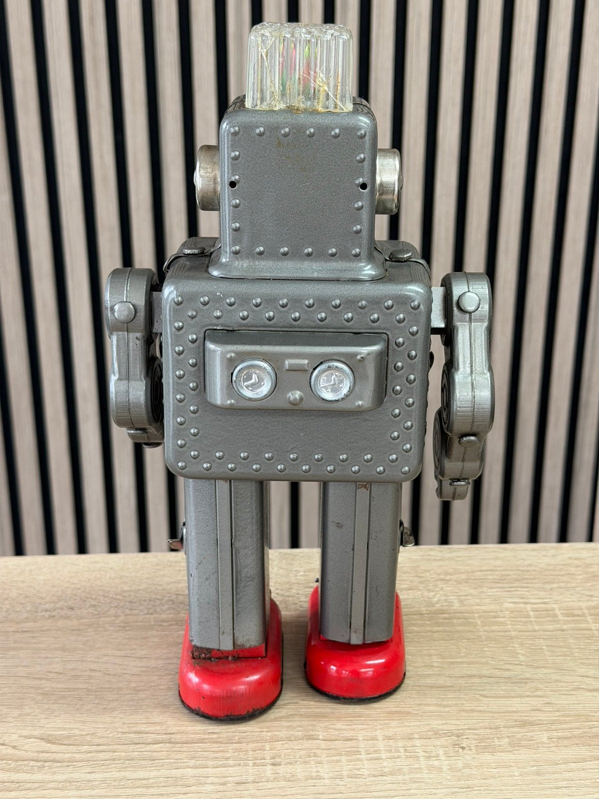Grote blikken robot van Yonezawa Smoking Spaceman 1960, Antiek en Kunst, Ophalen of Verzenden