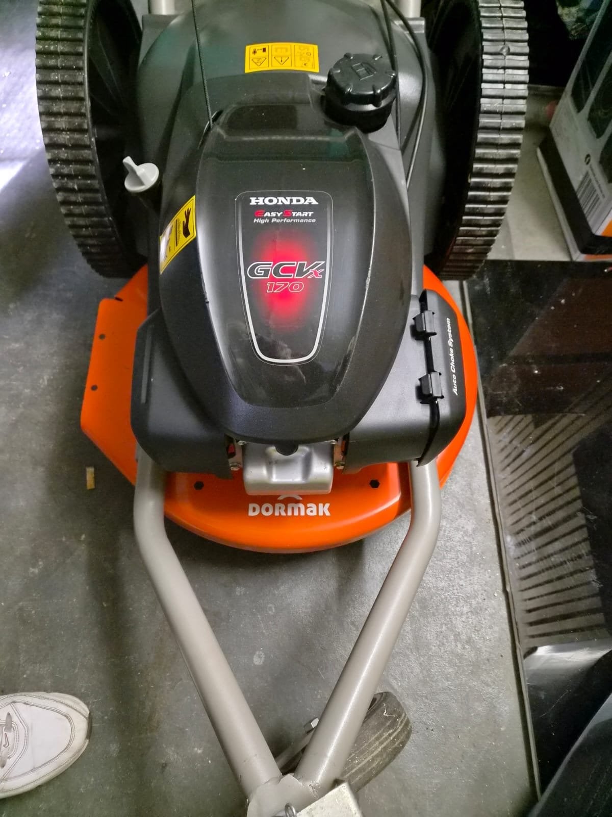Dormak Grasmaaier met Honda GCV 170 Motor, Tuin en Terras, Cirkelmaaier, Gebruikt, Ophalen of Verzenden, Benzine-grasmaaier