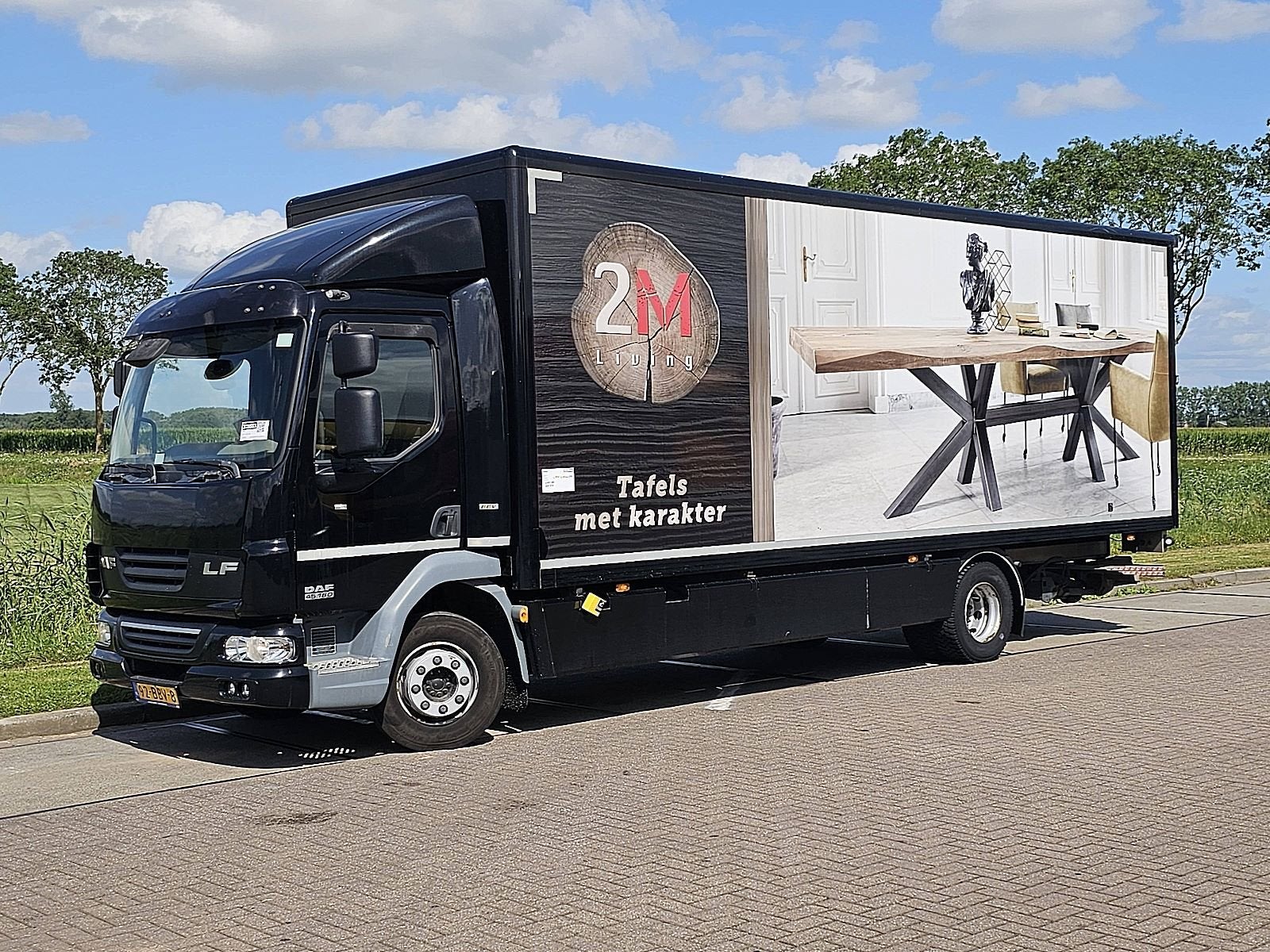 DAF LF 45.160, Auto's, Automaat, Euro 5, Stoelverwarming, Zwart
