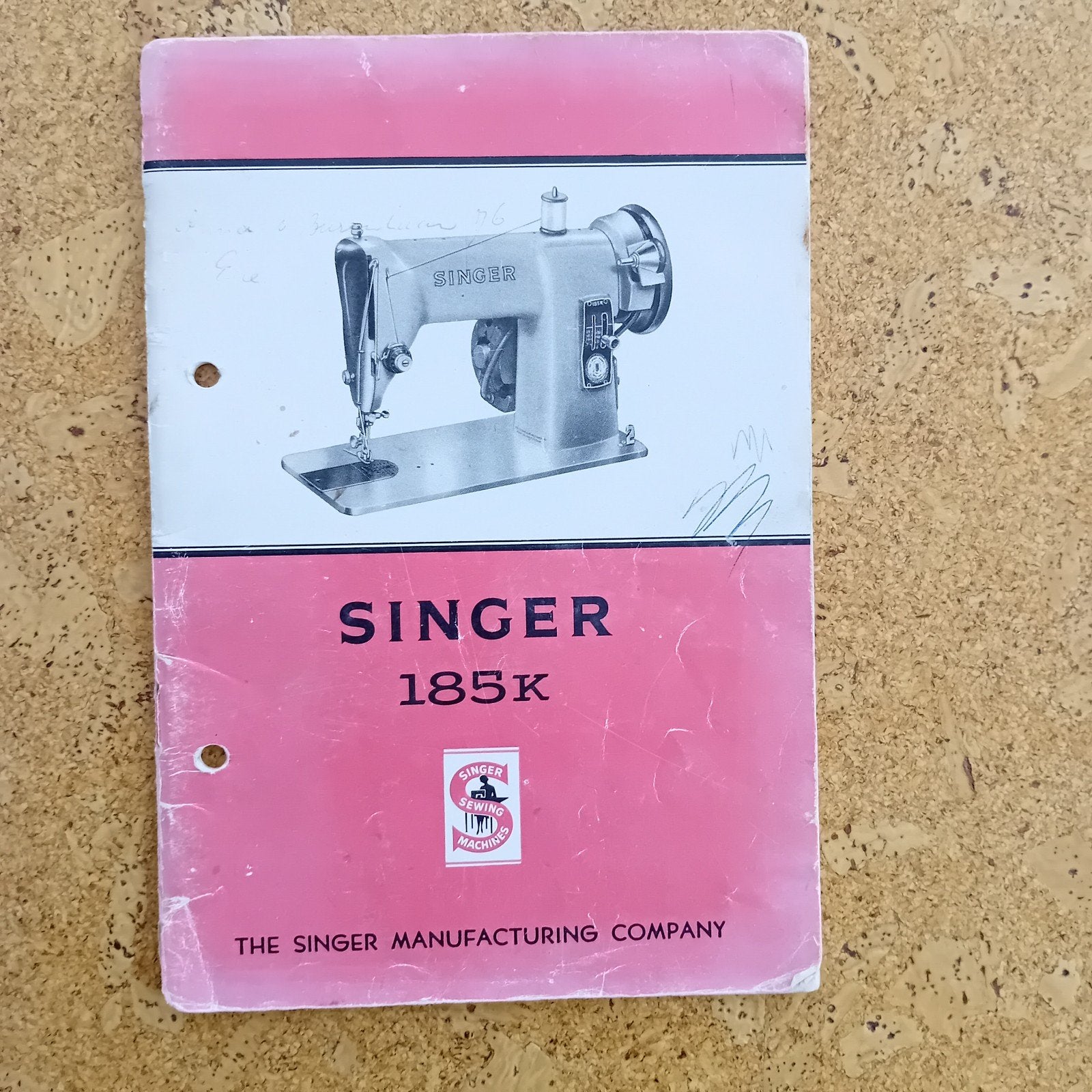 Handleiding Singer 185K naaimachine, Ophalen of Verzenden, Gebruikt, Toebehoren, Singer