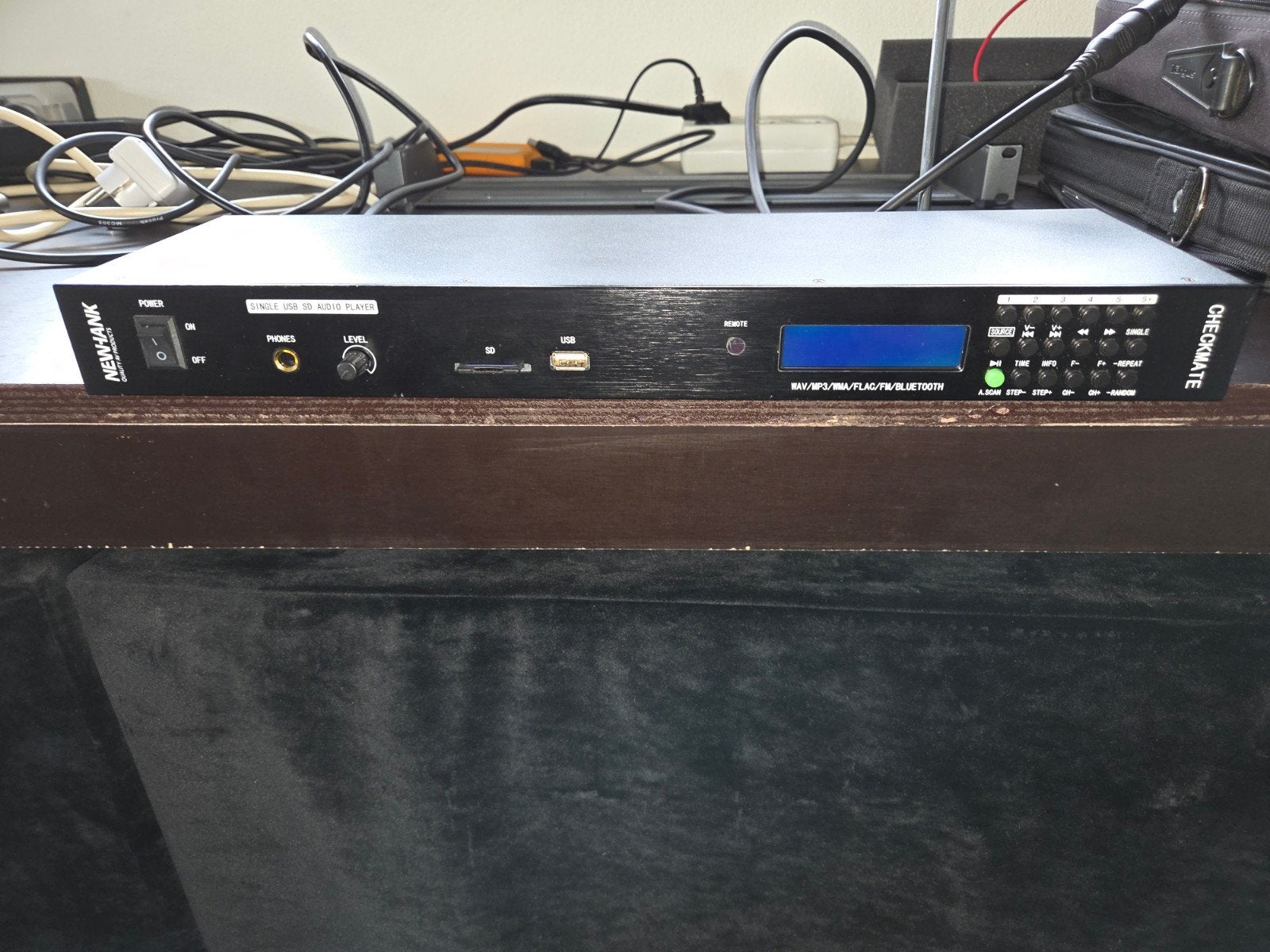 Newhawk Checkmate Audio Speler/Ontvanger, Ophalen, Gebruikt