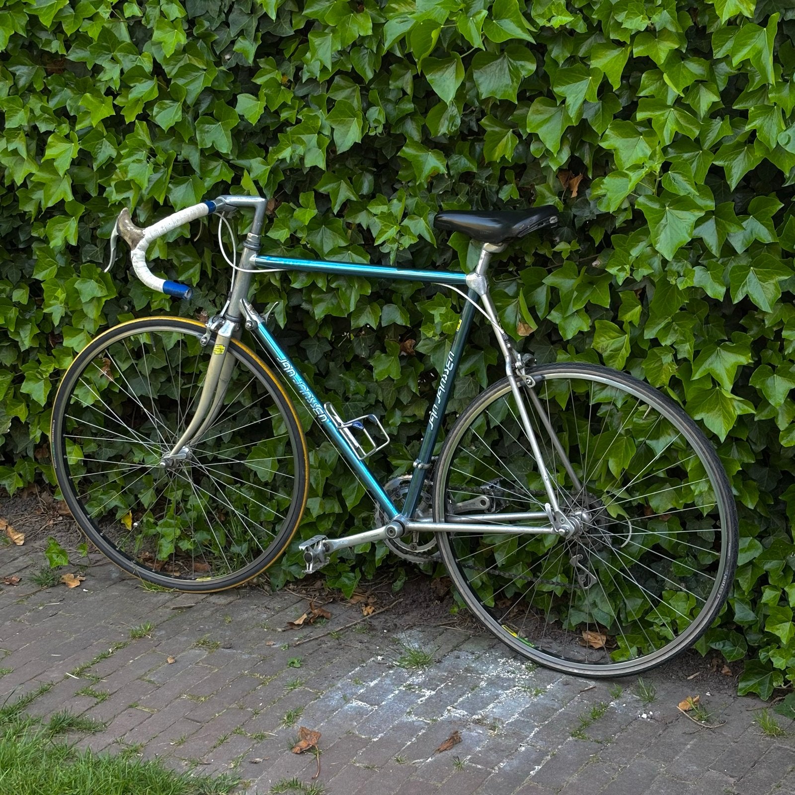 Vintage Jan Jansen racefiets - Klassieke racefiets, Fietsen en Brommers, 28 inch, Gebruikt, 10 tot 15 versnellingen, Aluminium