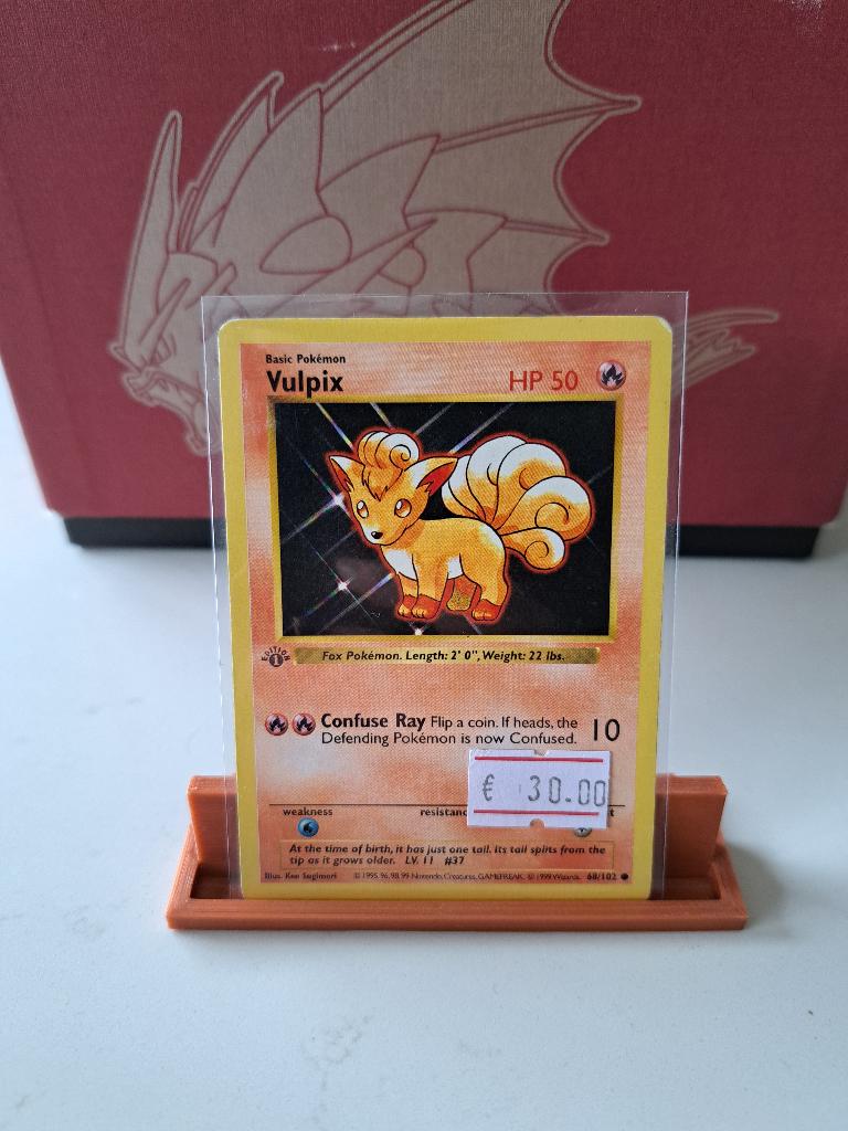 Vulpix shadowless 1st edition 68/102	 € 30,00, Ophalen of Verzenden, Zo goed als nieuw, Losse kaart