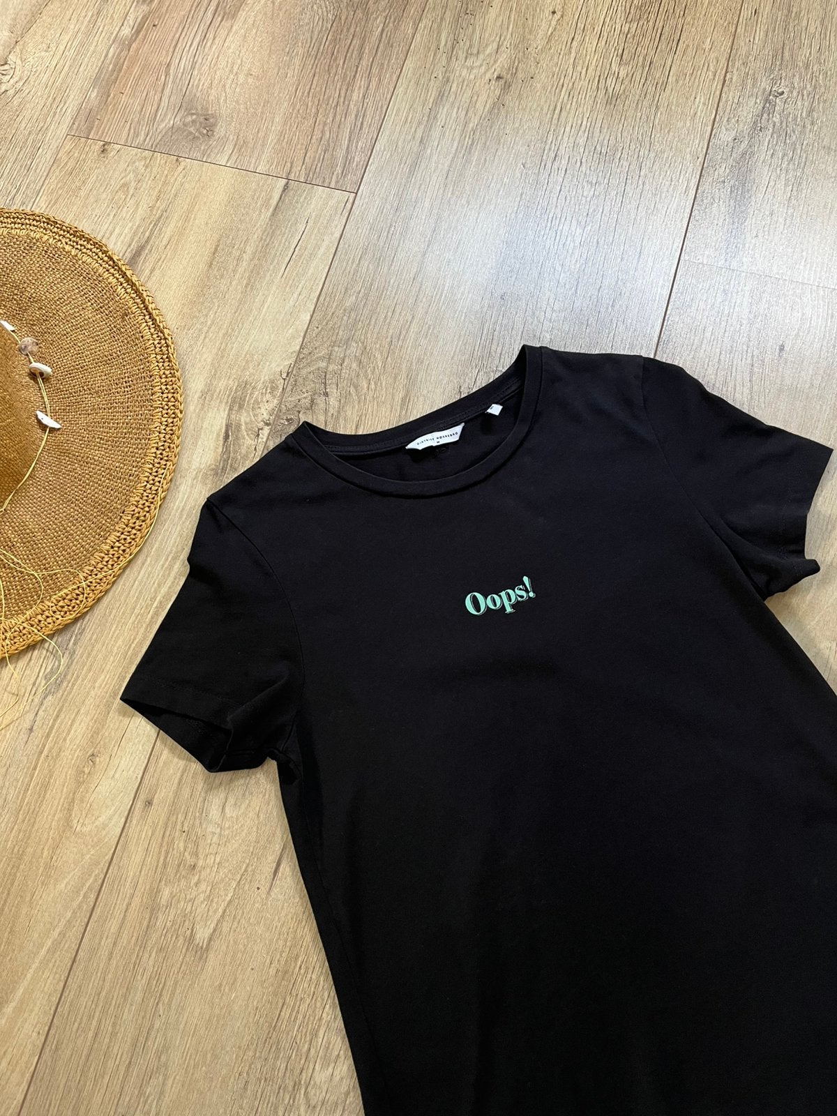 Prachtiger zwart Distrikt Norrebro t shirt topje maat S, Zwart, Ophalen of Verzenden, Zo goed als nieuw, Korte mouw