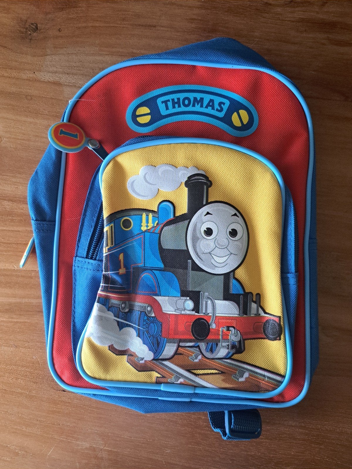 Thomas de Trein Kinderrugzak - Zo goed als nieuw, Ophalen of Verzenden, Zo goed als nieuw, 30 tot 40 cm, Minder dan 30 cm