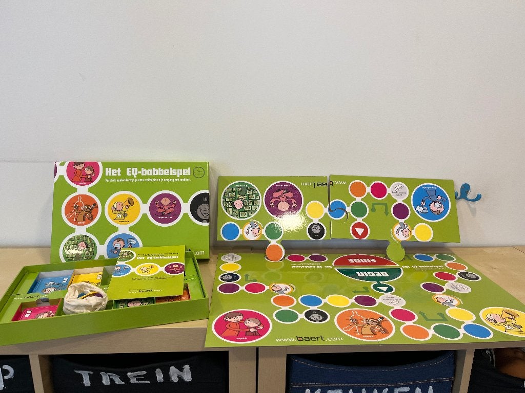 Het EQ-babbelspel, Ophalen, Zo goed als nieuw, Ontdekken