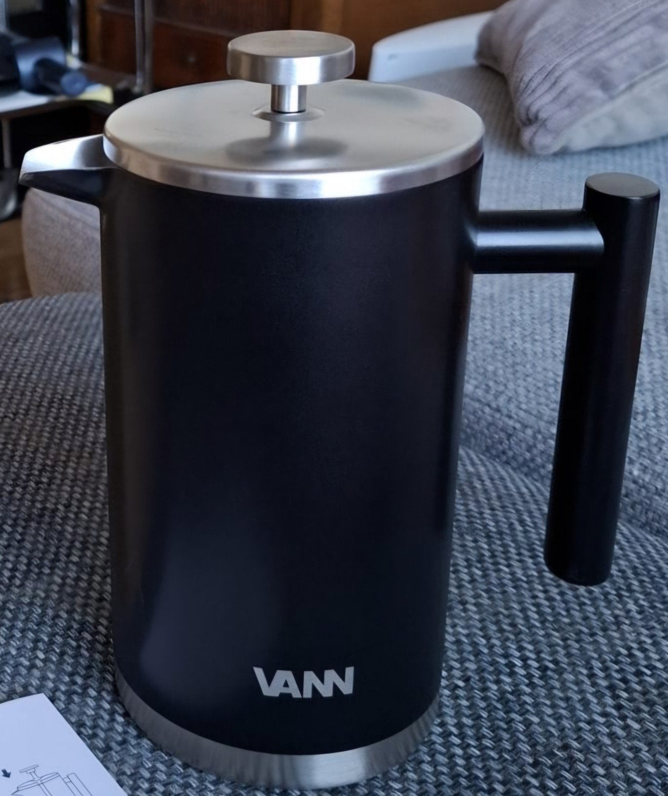 VANN French Press - Nieuw in doos, Overige typen, Nieuw, Ophalen of Verzenden, Zwart
