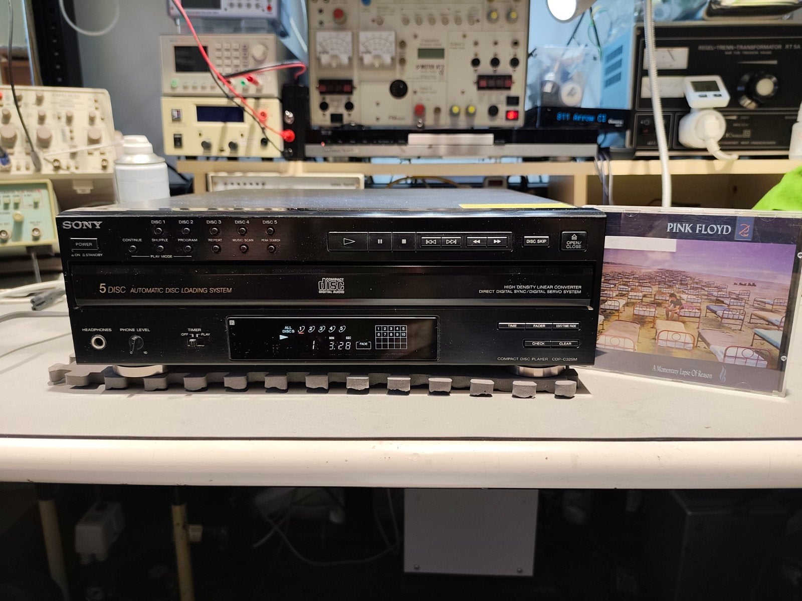Sony CDP-C325M 5-disc CD-wisselaar, Audio, Tv en Foto, Cd-spelers, Ophalen of Verzenden, Sony, Wisselaar
