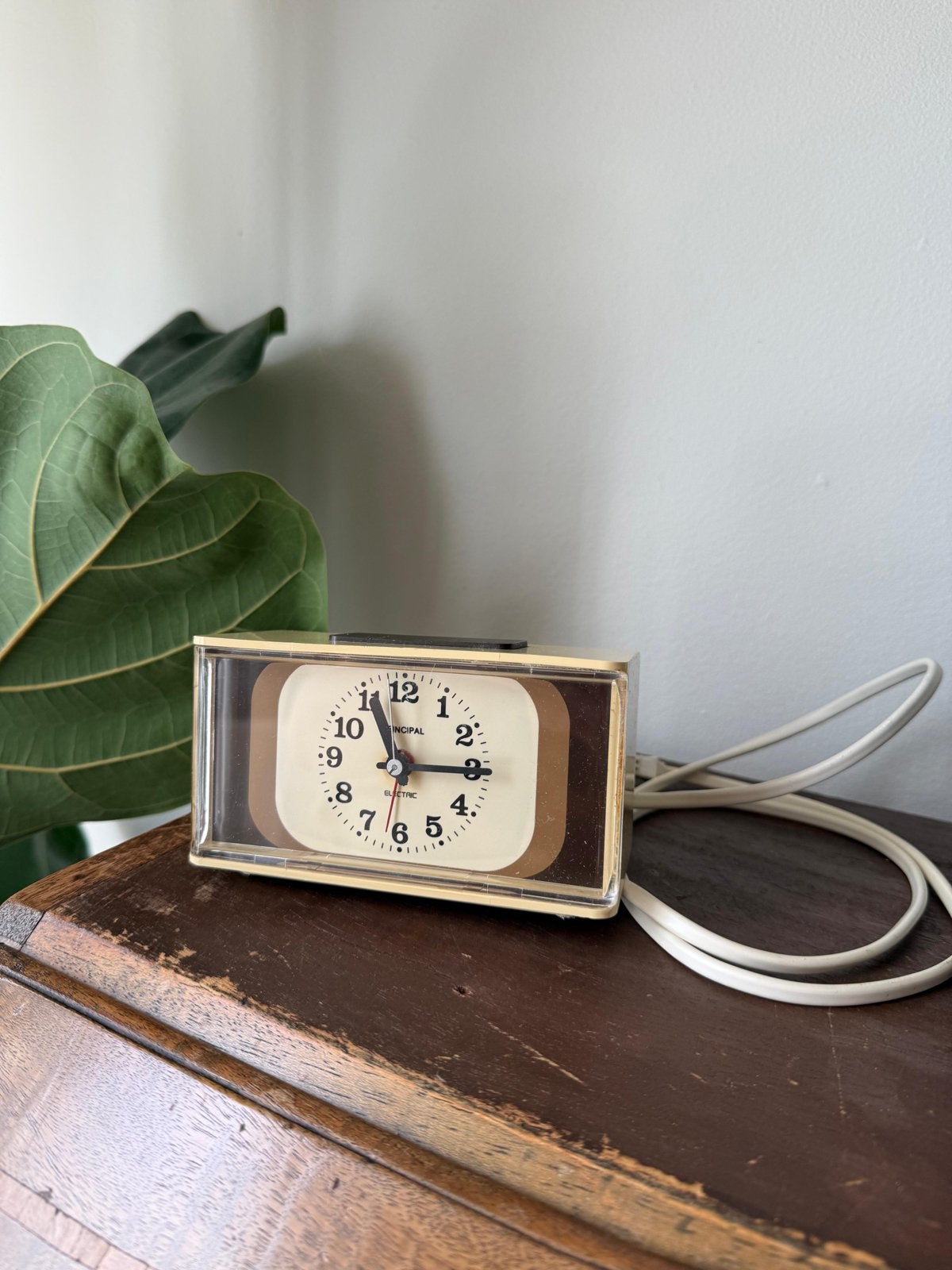 Vintage Principal Wekker - Jaren '70 Design, Ophalen of Verzenden