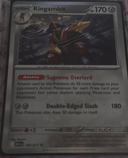 Pokemonkaart king ambit hp 170 Asc 148/217, Ophalen of Verzenden