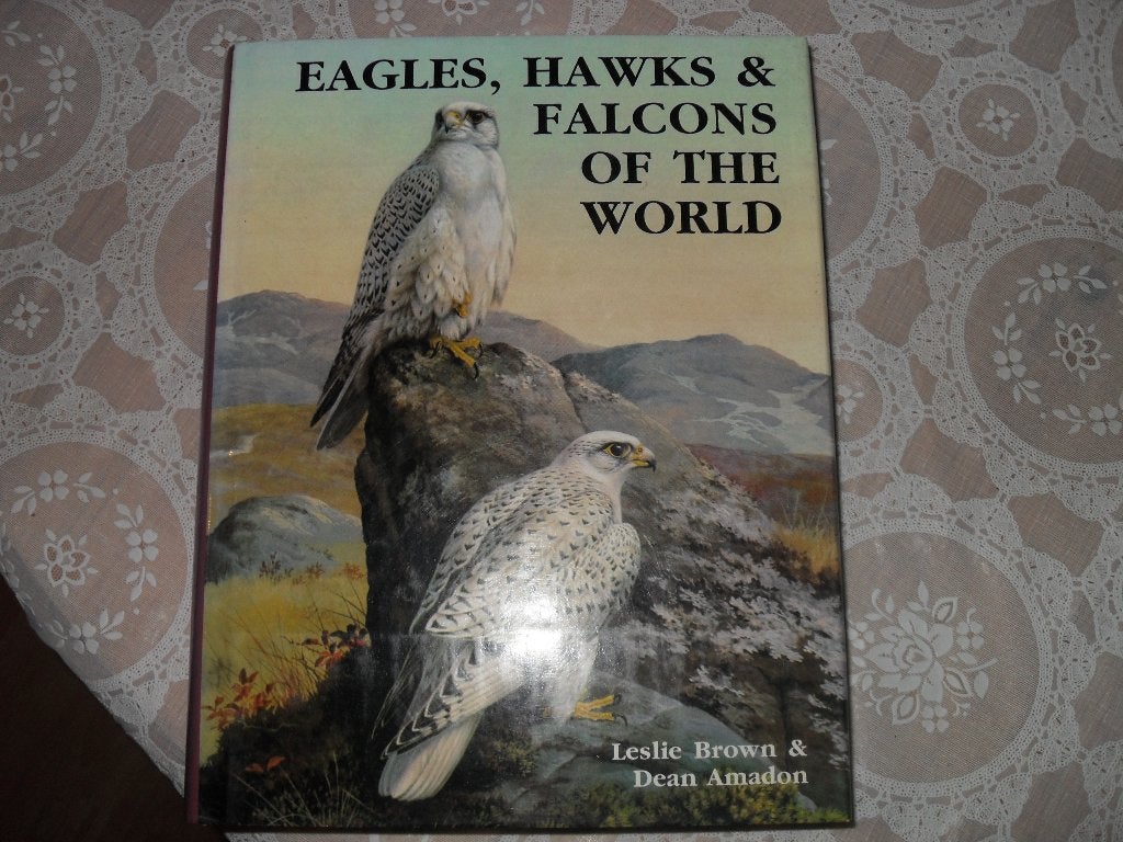 BOEK LESLIE BROWN:EAGLES,HAWKES&FALCONS OF THE WORLD., Boeken, Encyclopedieën, Leslie Brown & Dean Amadon., Ophalen of Verzenden